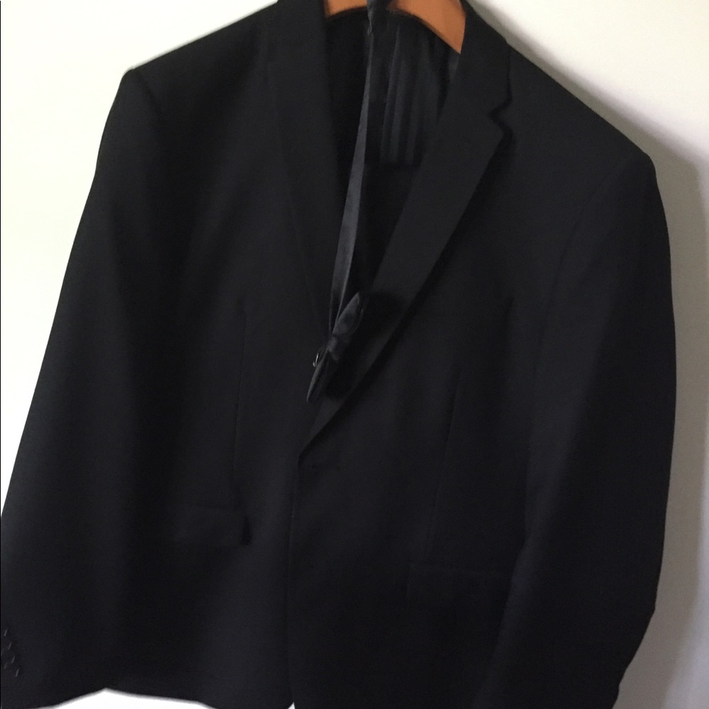 Black Slim Fit Suit with Matching Pant